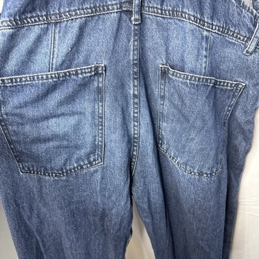 We The Free Ziggy Denim Overalls Women's Size S Slouchy Jean Straight Leg - Picture 9 of 14